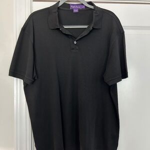 Ralph Lauren Purple Label Black Polo Shirt